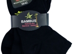 Bambus-Kurzsocken schwarz | 3 Paar | Art. 43015