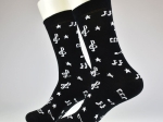 Musiknoten-Socken | 2 Paar |  Art. 6209.09