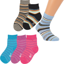 Kids Socken Streifen | AKTION | 3 Paar | Art. 20816